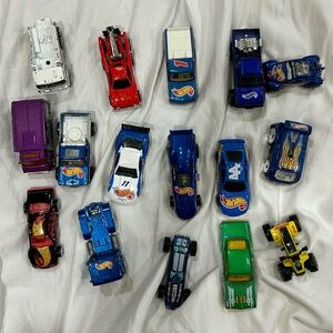 Lot of 16 Hotwheels themed cars